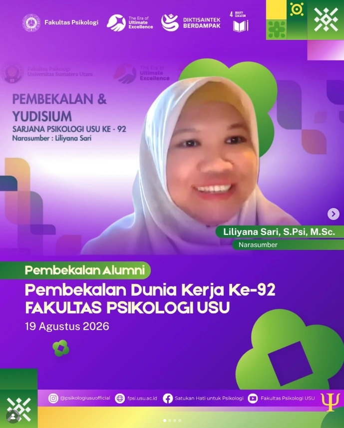 Pembekalan & Yudisium Sarjana Psikologi USU Ke-92